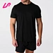 black fitted tee