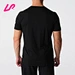 black fitted tee